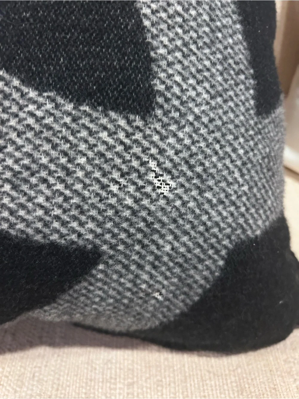 Authentic Chanel Cashmere Pillow Covers